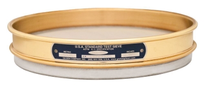 Picture of Clearance 8in Sieve, Brass/Stainless, Half-Height, 4in