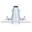 EZ-Clean Steel Slump Cone, Base and Rod Set