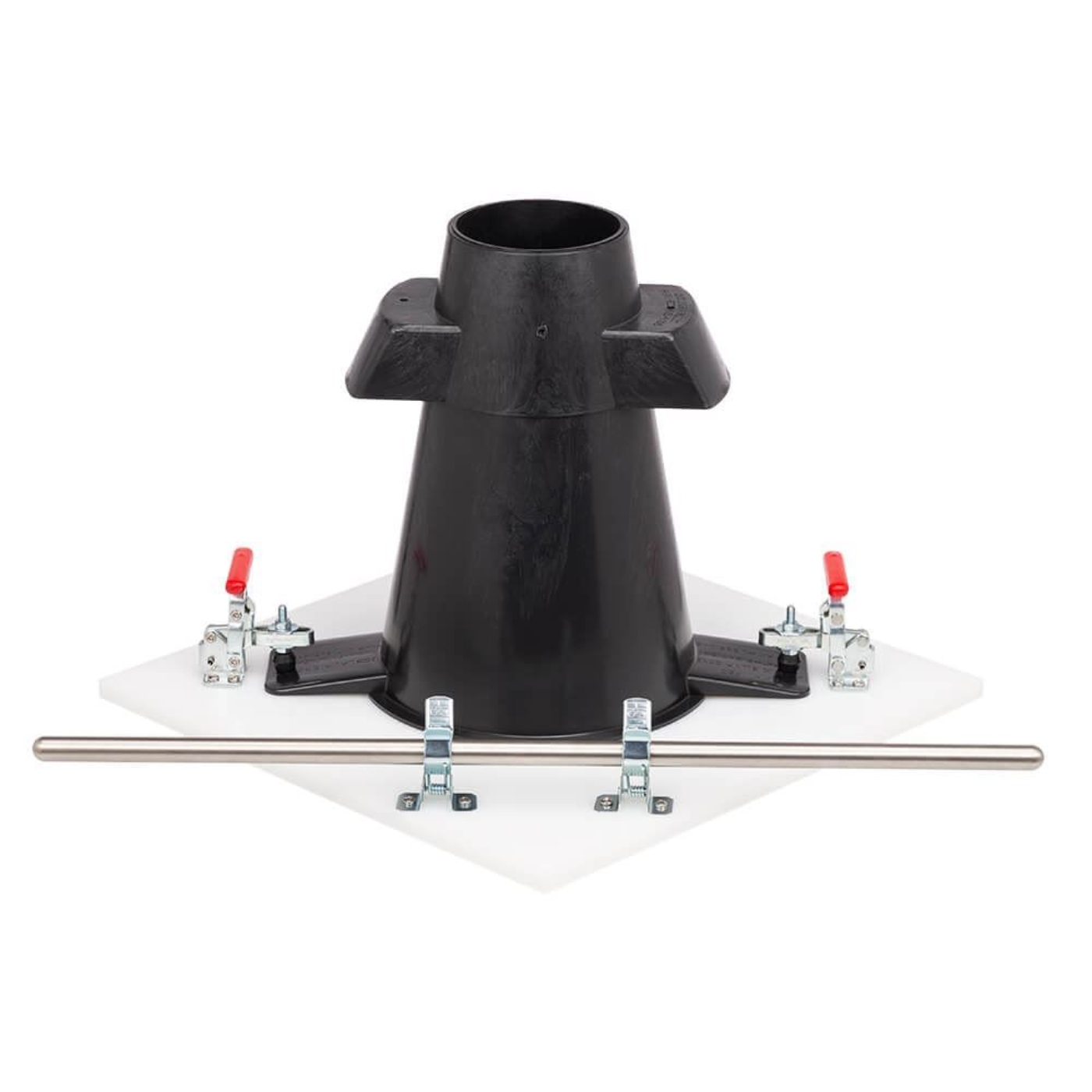 EZ-Clean Plastic Slump Cone, Base and Rod Set