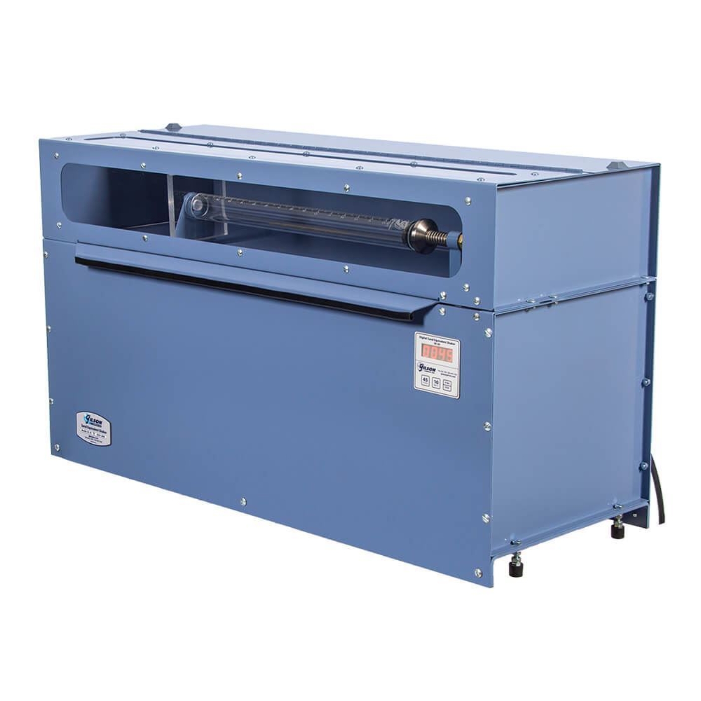 Motorized Sand Equivalent Shaker shown wiith optional Plastic Cylinder