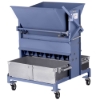 California Sample Splitter with two 1.2ft³ (34L) capacity aluminum sample pans