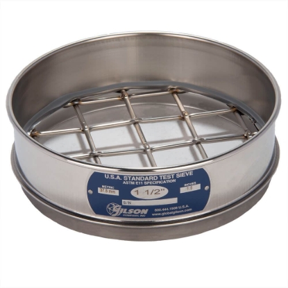 Picture of 8in Sieve, All Stainless, Full-Height, 1-1/2in