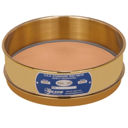 Picture of 8in Sieve, All Brass, Full-Height, No.35