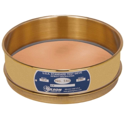 Picture of 8in Sieve, All Brass, Full-Height, No.140