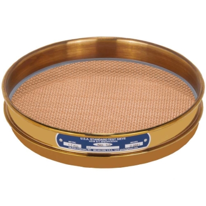 Picture of 8in Sieve, All Brass, Half-Height, No.12