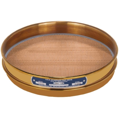 Picture of 8in Sieve, All Brass, Half-Height, No.14