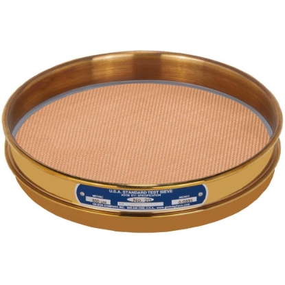 Picture of 8in Sieve, All Brass, Half-Height, No.20
