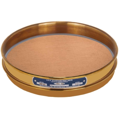 Picture of 8in Sieve, All Brass, Half-Height, No.50
