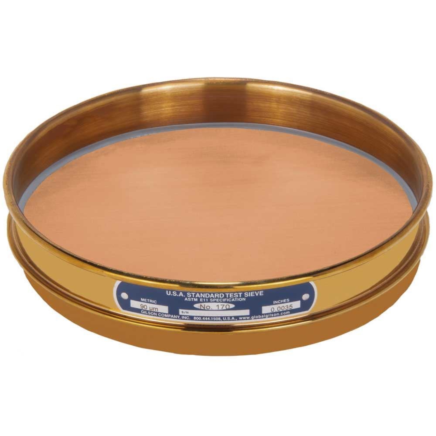 Picture of 8in Sieve, All Brass, Half-Height, No.170