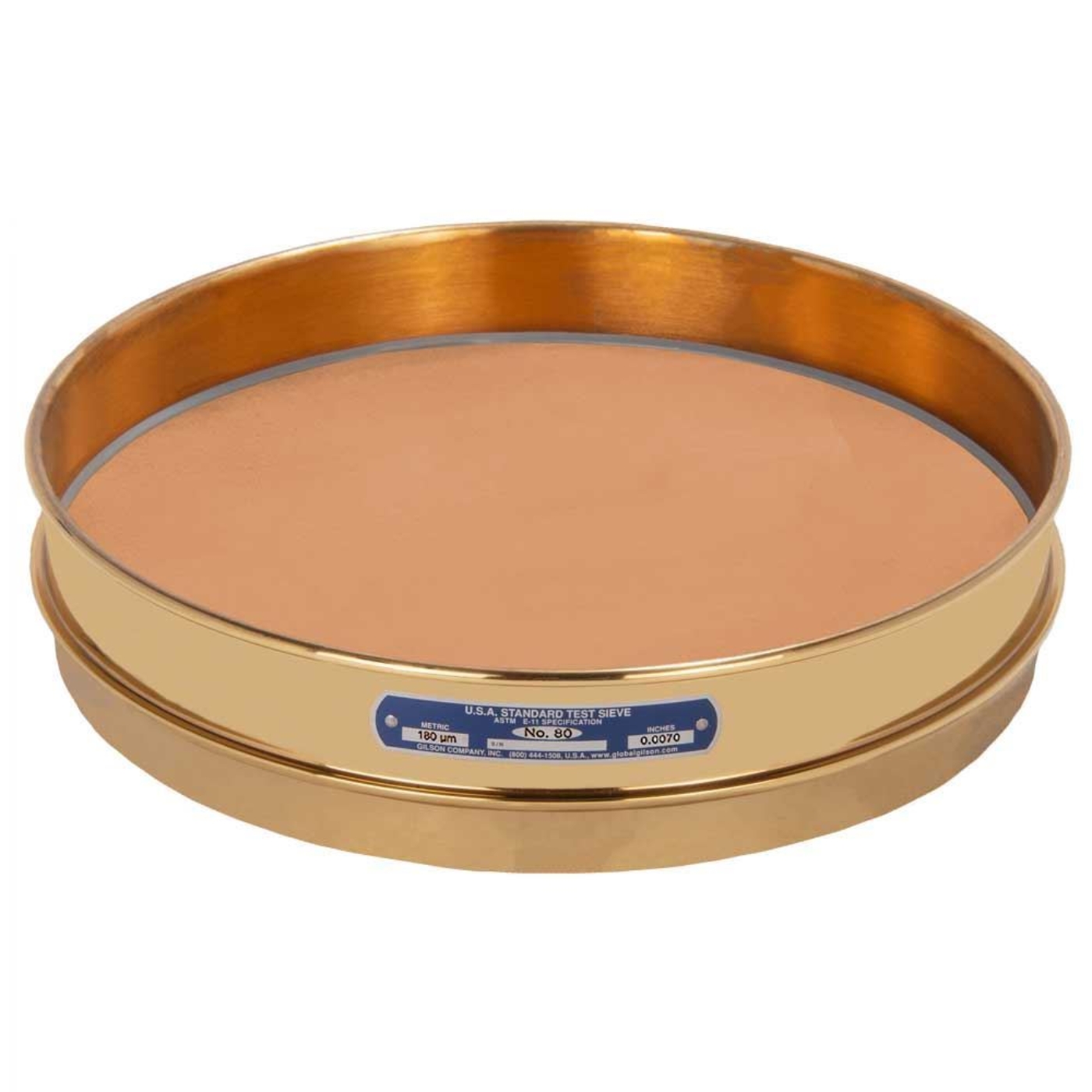 Picture of 12in Sieve, All Brass, Half-Height, No.80
