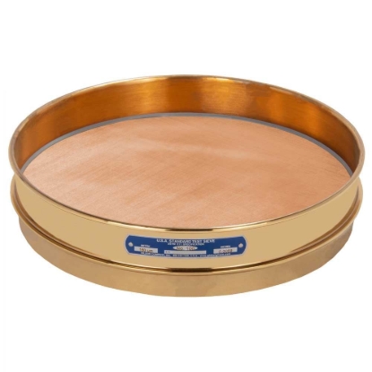 Picture of 12in Sieve, All Brass, Half-Height, No.100