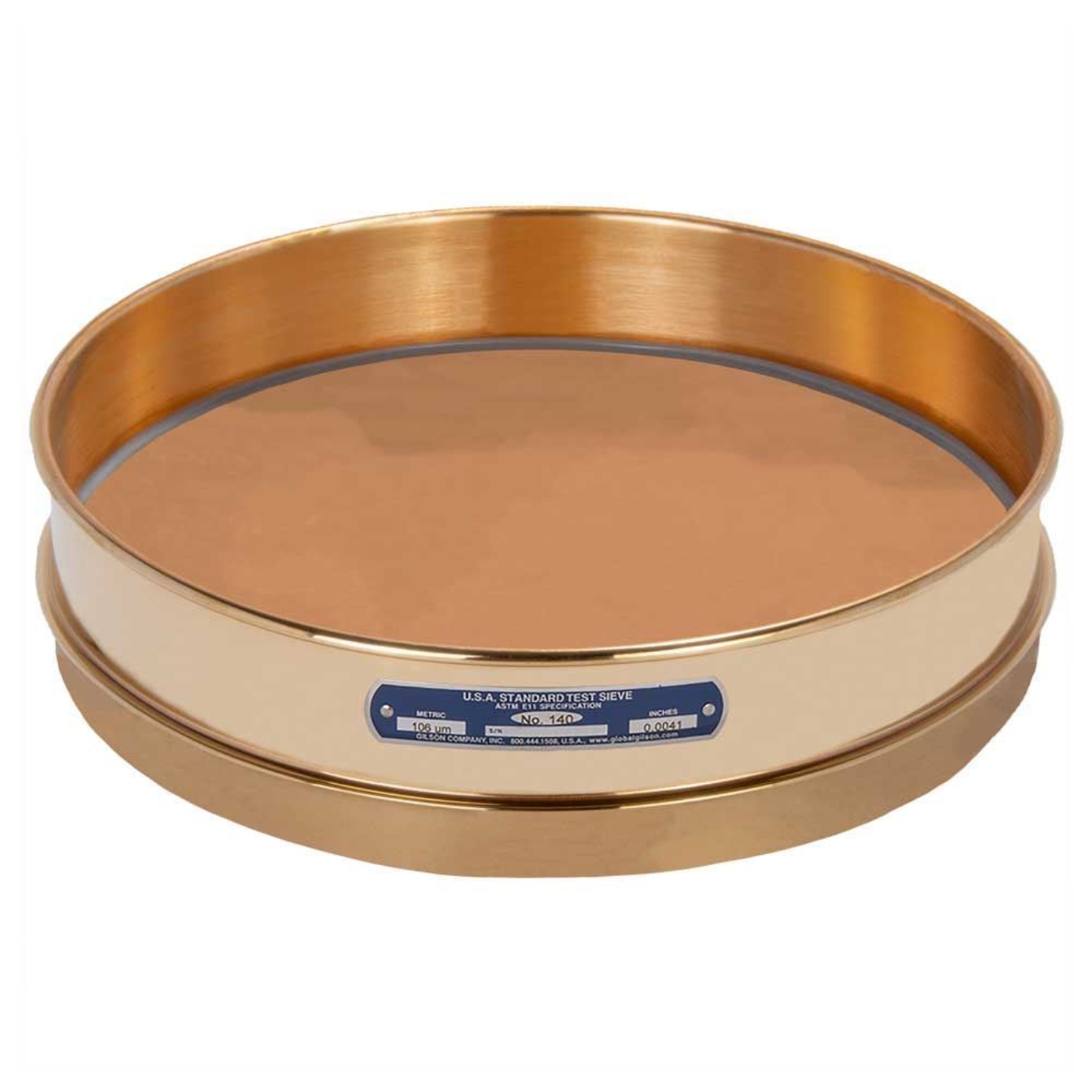Picture of 12in Sieve, All Brass, Intermediate-Height, No.140