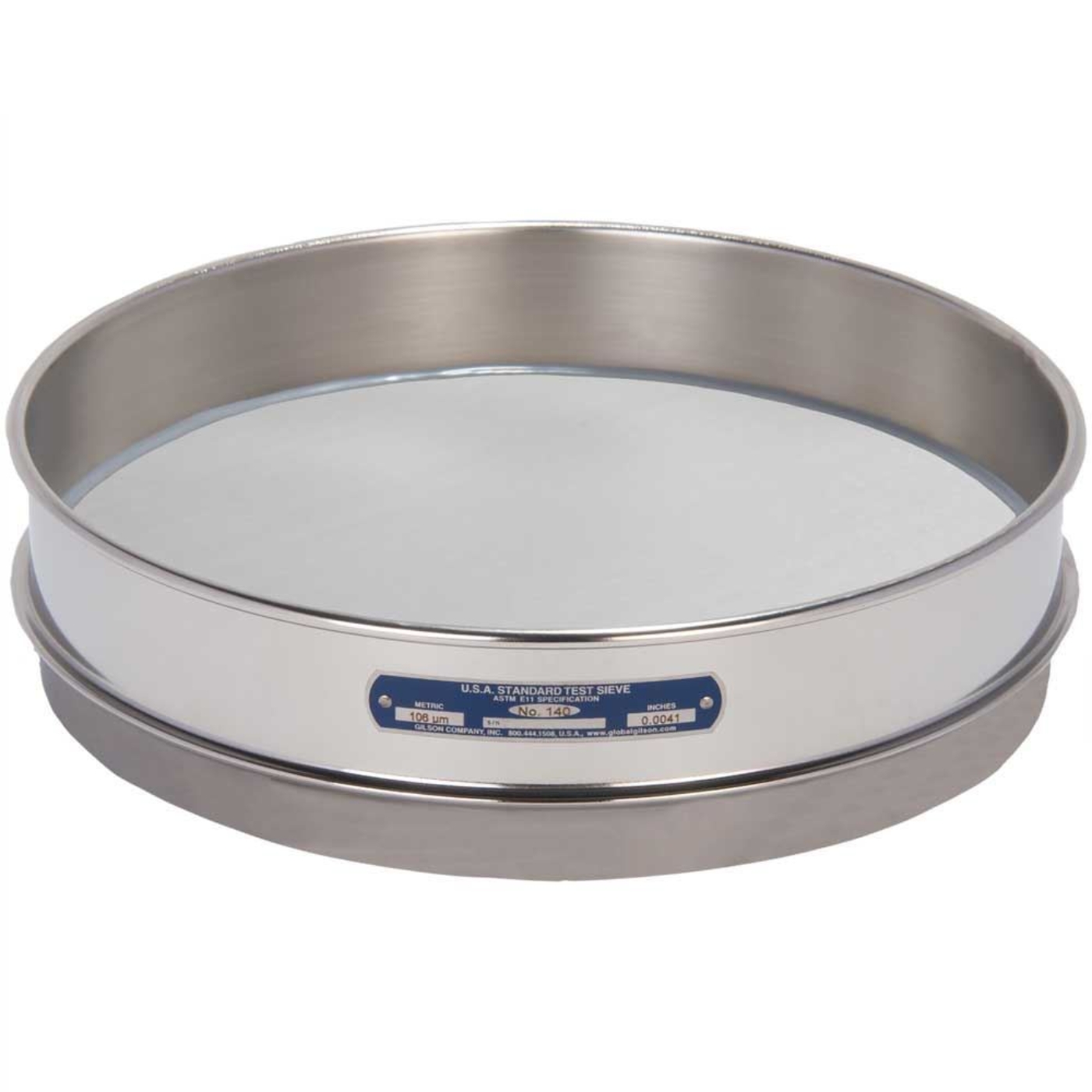 Picture of 12in Sieve, All Stainless, Intermediate-Height, No.140