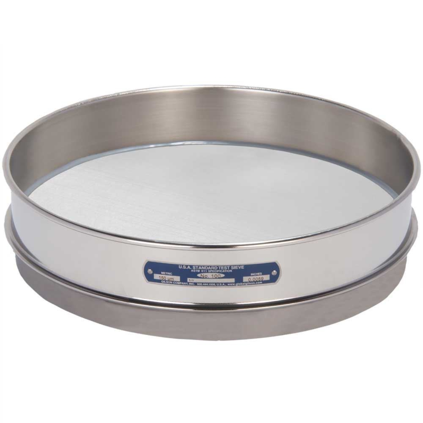 Picture of 12in Sieve, All Stainless, Intermediate-Height, No.100
