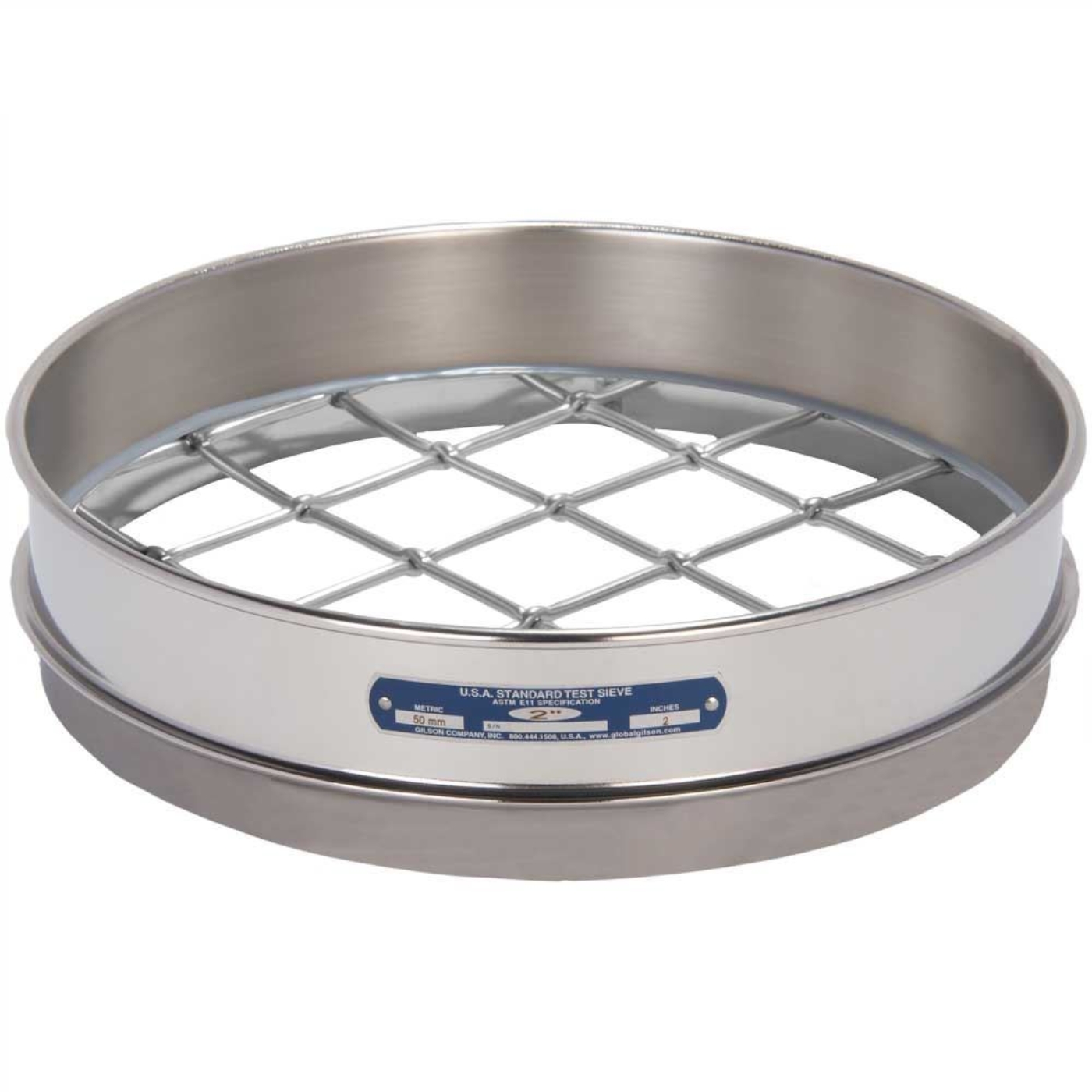 Picture of 12in Sieve, All Stainless, Intermediate-Height, 2in