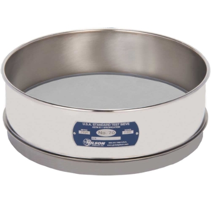 Picture of 12in Sieve, All Stainless, Full-Height, No.70