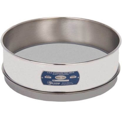Picture of 12in Sieve, All Stainless, Full-Height, No.30