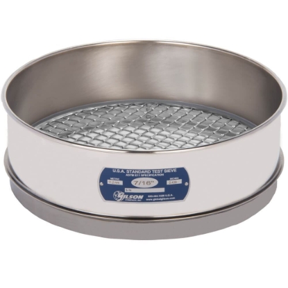 Picture of 12in Sieve, All Stainless, Full-Height, 7/16in