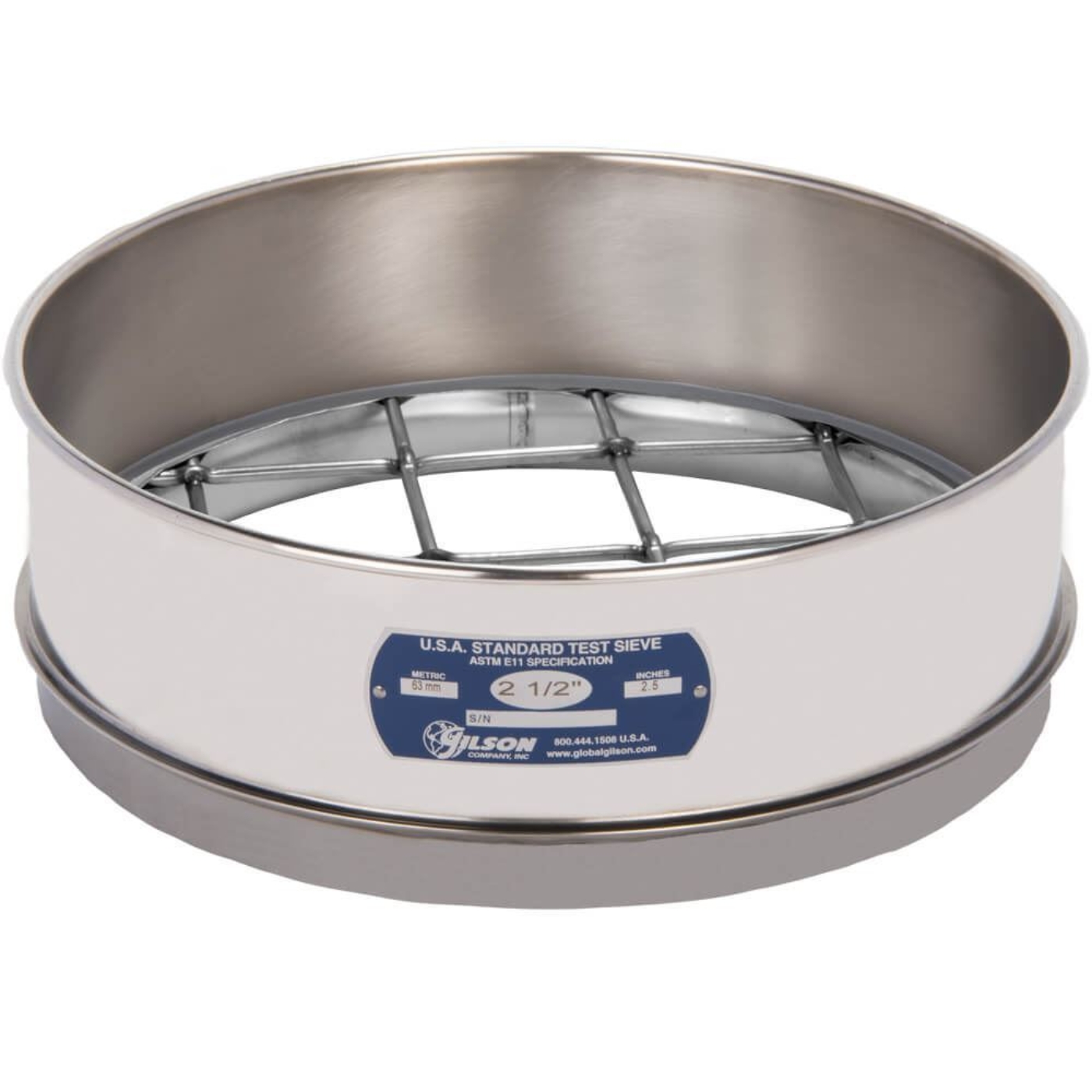 Picture of 12in Sieve, All Stainless, Full-Height, 2-1/2in