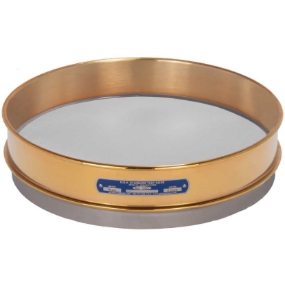 Picture of 12in Sieve, Brass/Stainless, Intermediate-Height, No.200