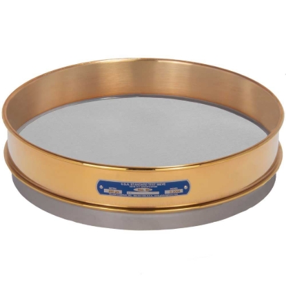 Picture of 12in Sieve, Brass/Stainless, Intermediate-Height, No.60
