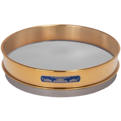 Picture of 12in Sieve, Brass/Stainless, Intermediate-Height, No.50