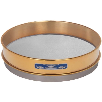 Picture of 12in Sieve, Brass/Stainless, Intermediate-Height, No.40