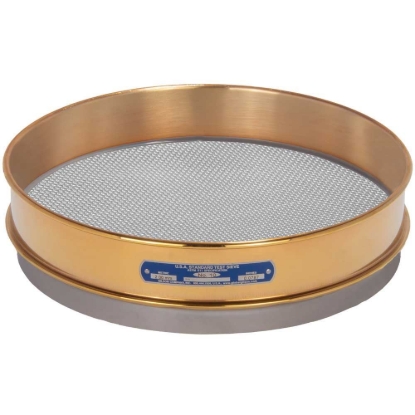 Picture of 12in Sieve, Brass/Stainless, Intermediate-Height, No.10