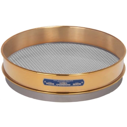 Picture of 12in Sieve, Brass/Stainless, Intermediate-Height, No.6