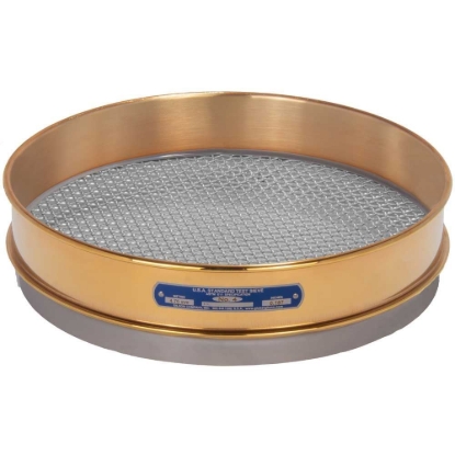 Picture of 12in Sieve, Brass/Stainless, Intermediate-Height, No.4