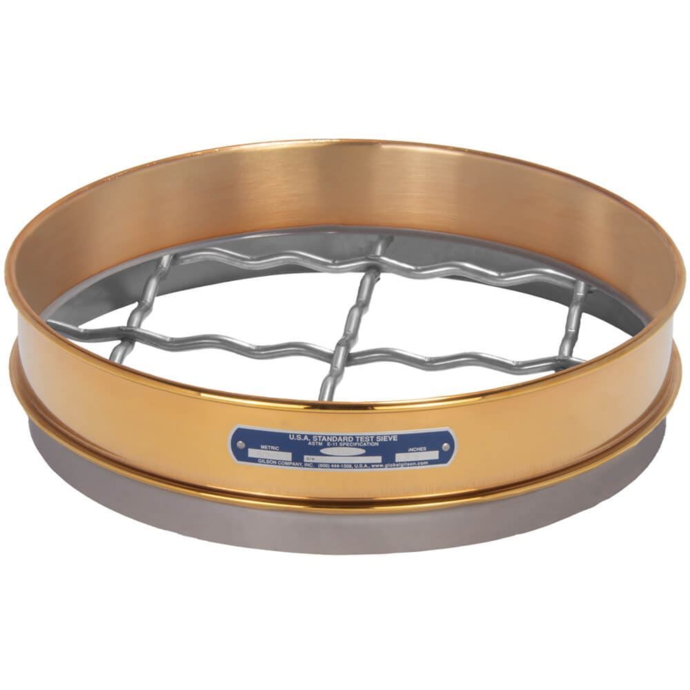 Picture of 12in Sieve, Brass/Stainless, Intermediate-Height, 3-1/2in
