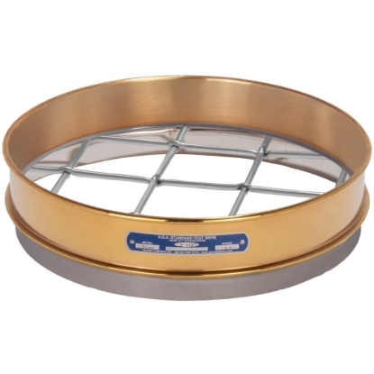 Picture of 12in Sieve, Brass/Stainless, Intermediate-Height, 2-1/2in