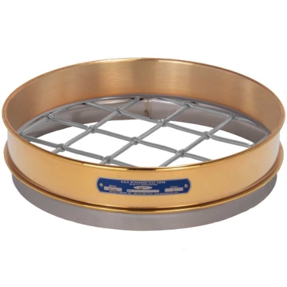Picture of 12in Sieve, Brass/Stainless, Intermediate-Height, 2in