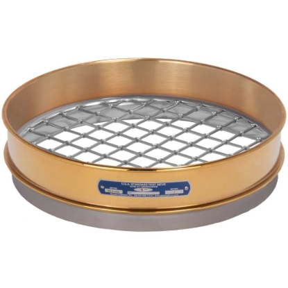 Picture of 12in Sieve, Brass/Stainless, Intermediate-Height, 1in