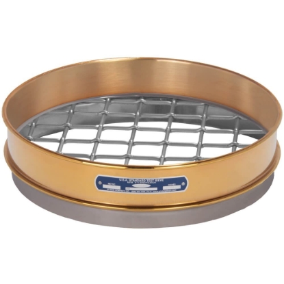 Picture of 12in Sieve, Brass/Stainless, Intermediate-Height, 1.06in