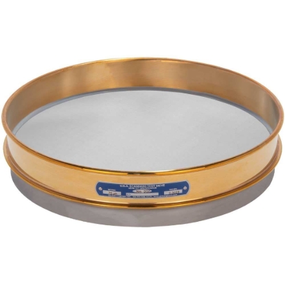 Picture of 12in Sieve, Brass/Stainless, Half-Height, No.200