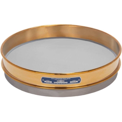 Picture of 12in Sieve, Brass/Stainless, Half-Height, No.45