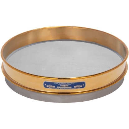 Picture of 12in Sieve, Brass/Stainless, Half-Height, No.35
