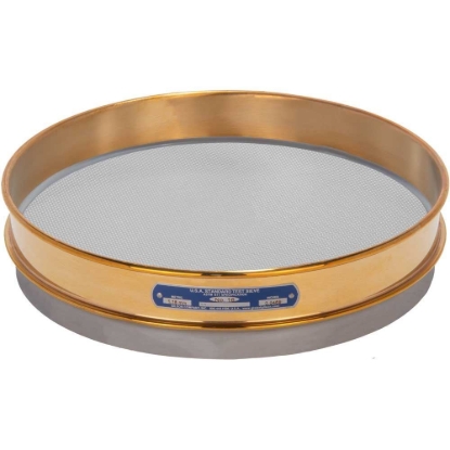 Picture of 12in Sieve, Brass/Stainless, Half-Height, No.16