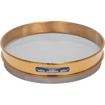 Picture of 12in Sieve, Brass/Stainless, Half-Height, No.12