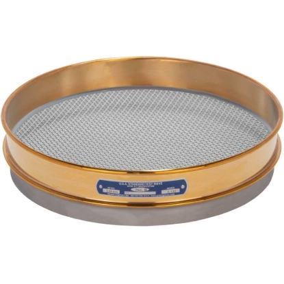 Picture of 12in Sieve, Brass/Stainless, Half-Height, No.6