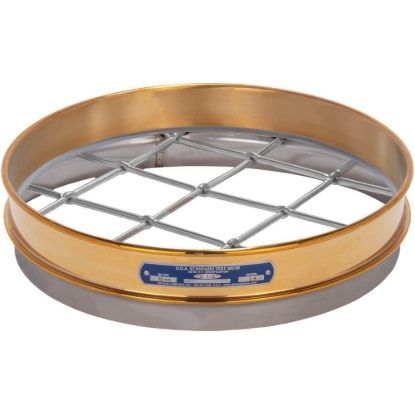 Picture of 12in Sieve, Brass/Stainless, Half-Height, 2-1/2in