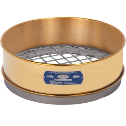 Picture of 12in Sieve, Brass/Stainless, Full-Height, 1in