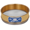 8" Sieve, Brass/Stainless, Full-Height, No. 12