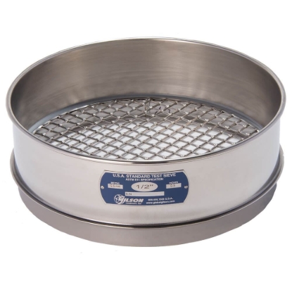 Picture of 12in Sieve, All Stainless, Full-Height, 1/2in