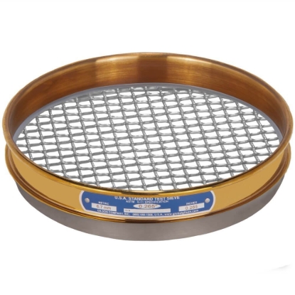 Picture of 8in Sieve, Brass/Stainless, Half-Height, .265in