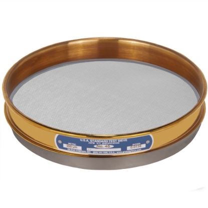 Picture of 8in Sieve, Brass/Stainless, Half-Height, No.45
