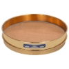 12in Sieve, All Brass, Half-Height, No.18