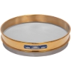 Picture of 12in Sieve, Brass/Stainless, Half-Height, No.450 with Backing Cloth