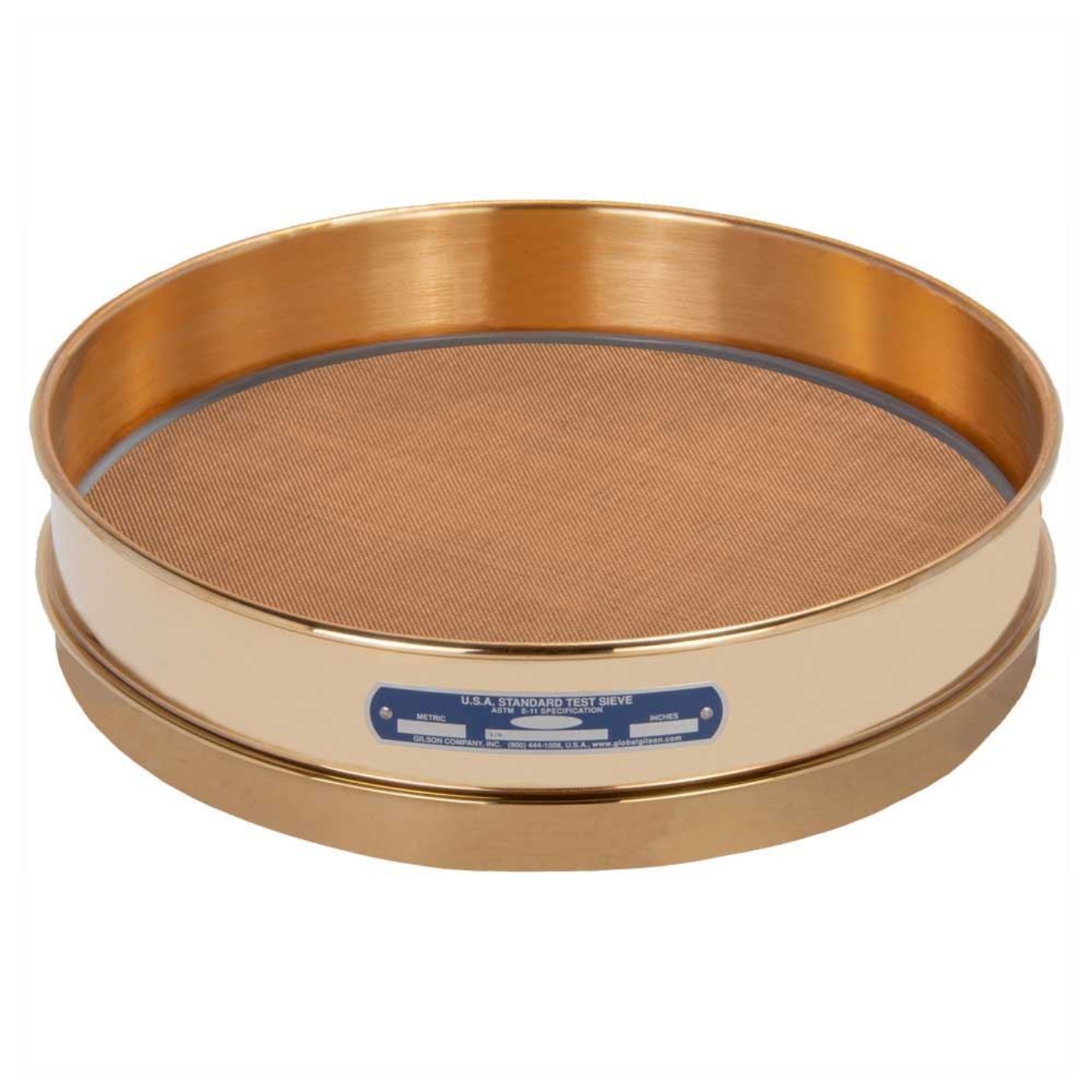 Picture of 12in Sieve, All Brass, Intermediate-Height, No.35